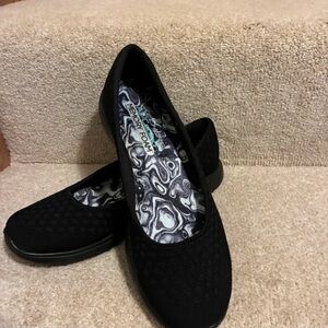 Skechers Black Memory Foam Flats
